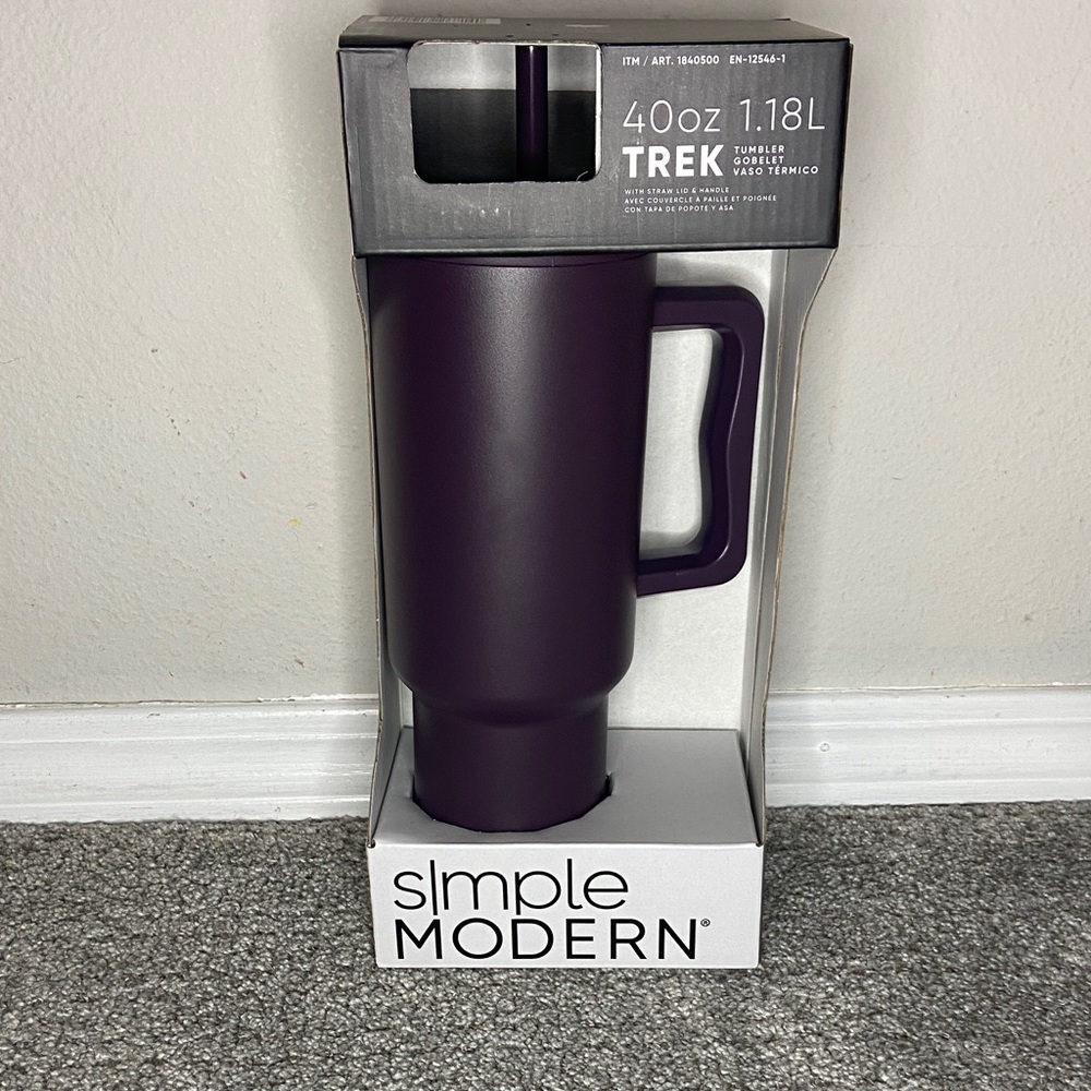 Simple Modern Purple Tumbler 40oz